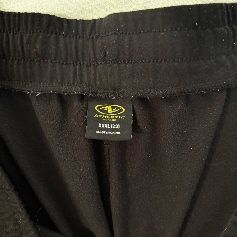 3 Pairs Athletic Works Black Jogger Pants - Picture 2 of 3